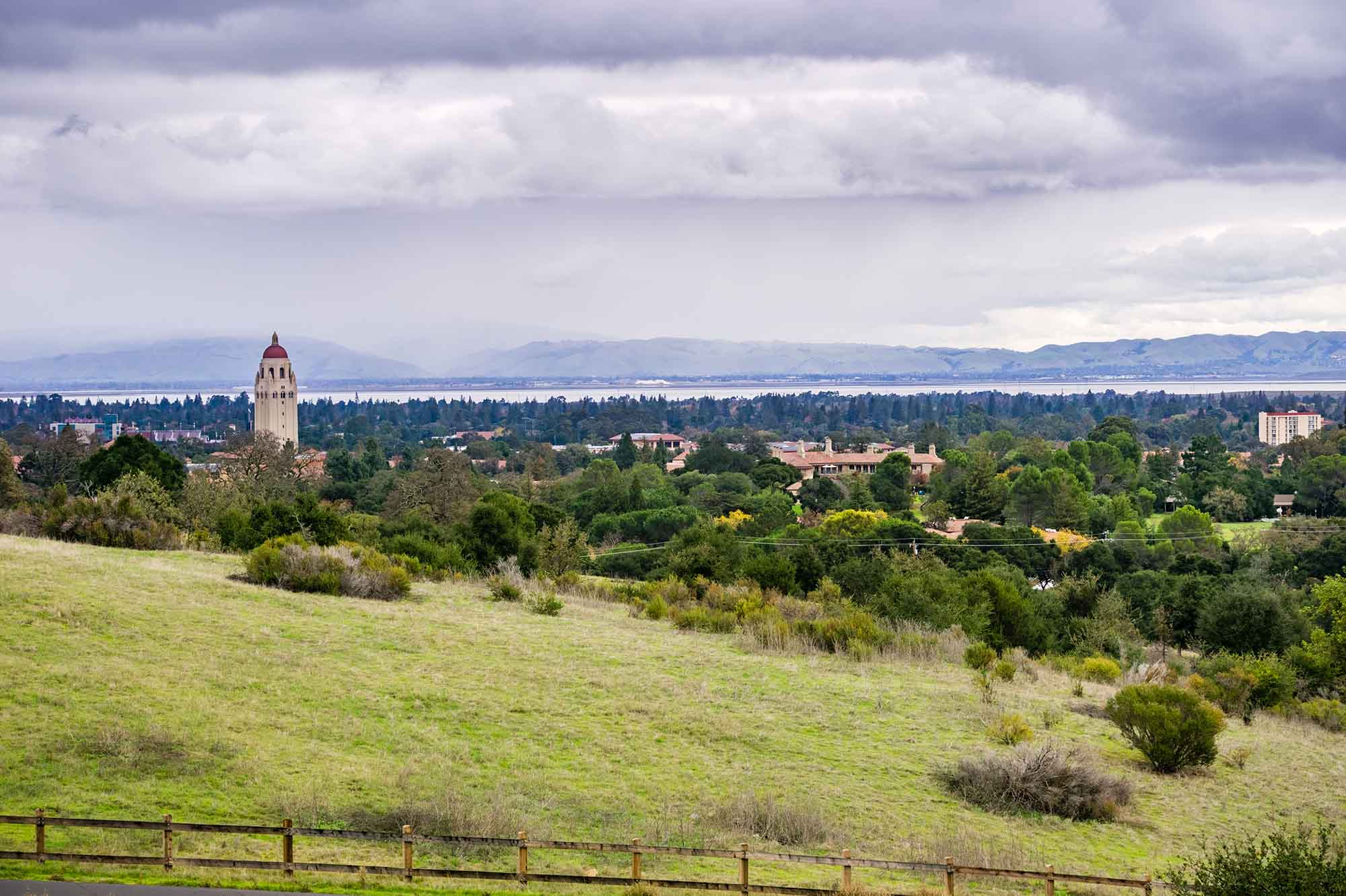 Palo Alto - distant view of Standford